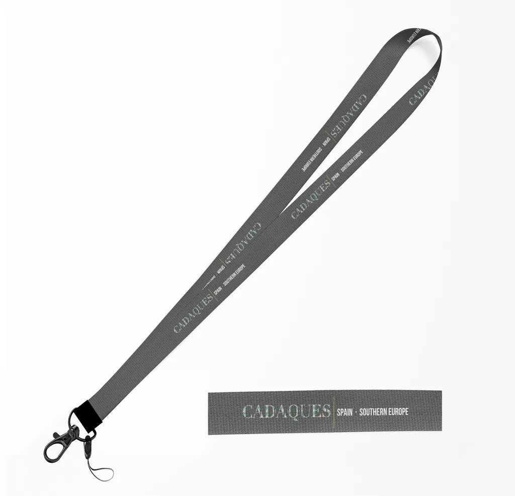 Cadaques City Series lanyard - gray