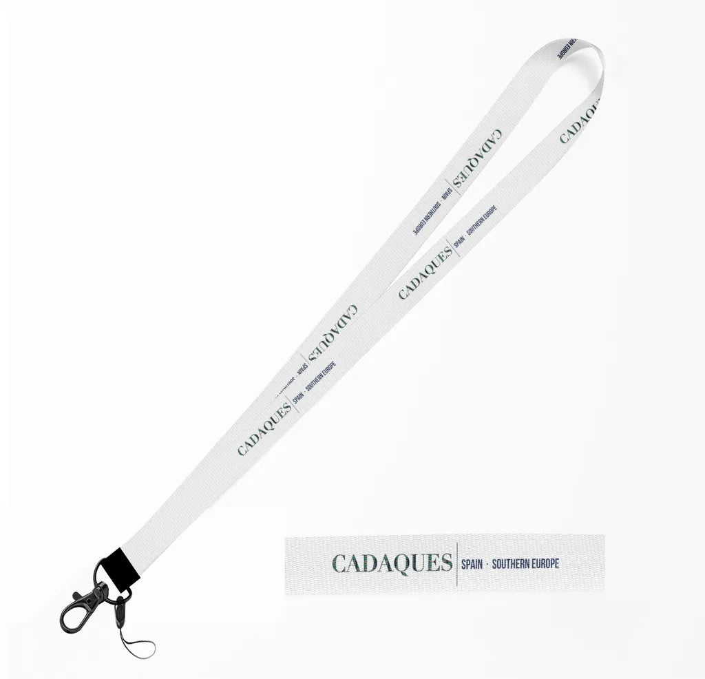Cadaques City Series lanyard - white
