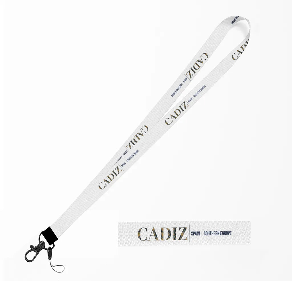 Cadiz City Series lanyard - white