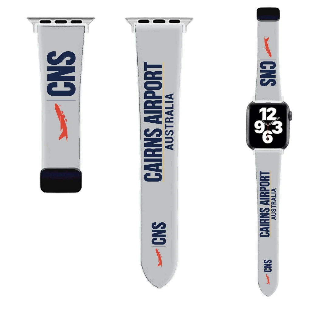WBV6 | Cairns Airport CNS - Reef-to-Rainforest Current | Light Gray (Magnetic Band)