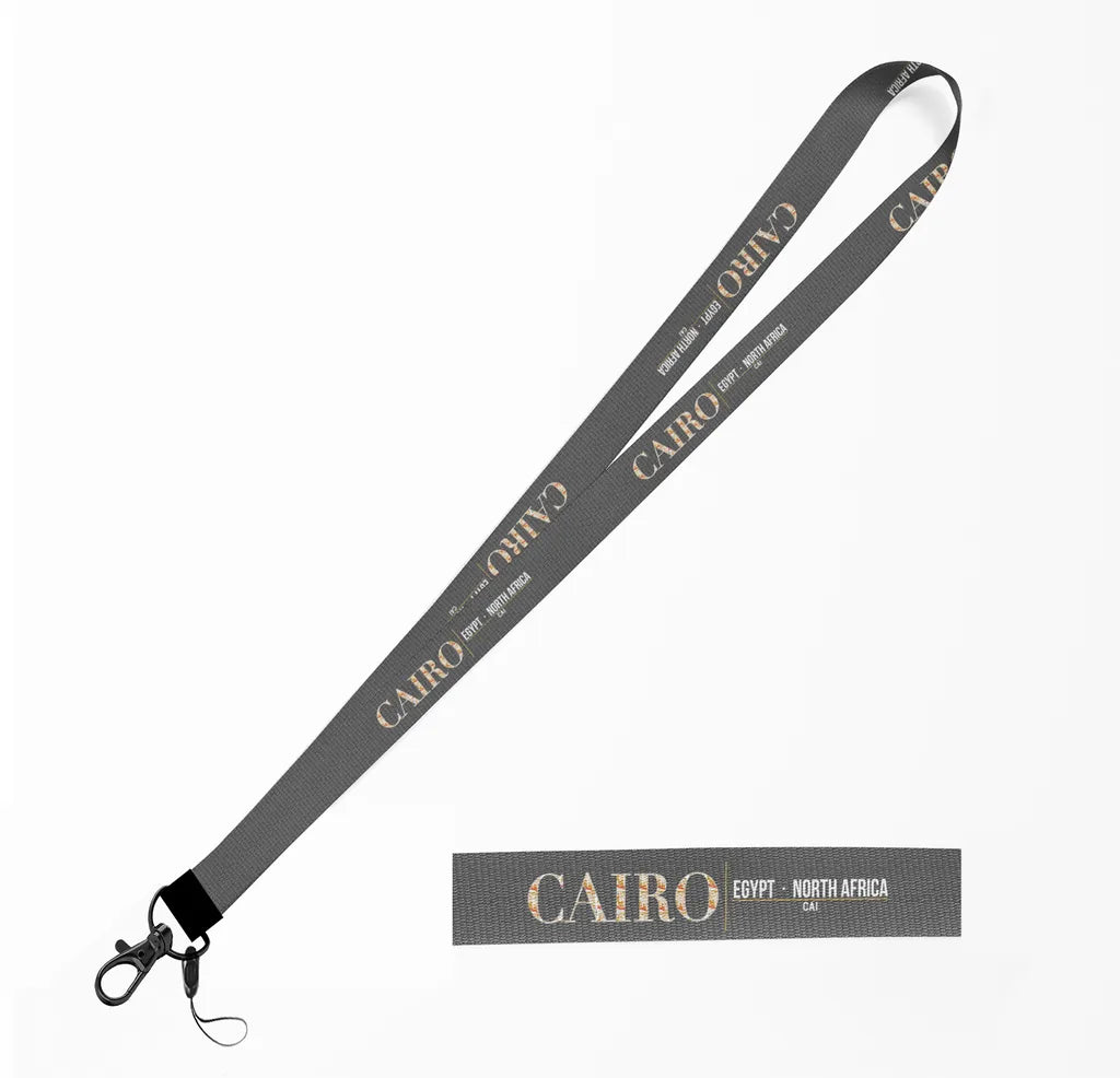 Cairo City Series lanyard - gray