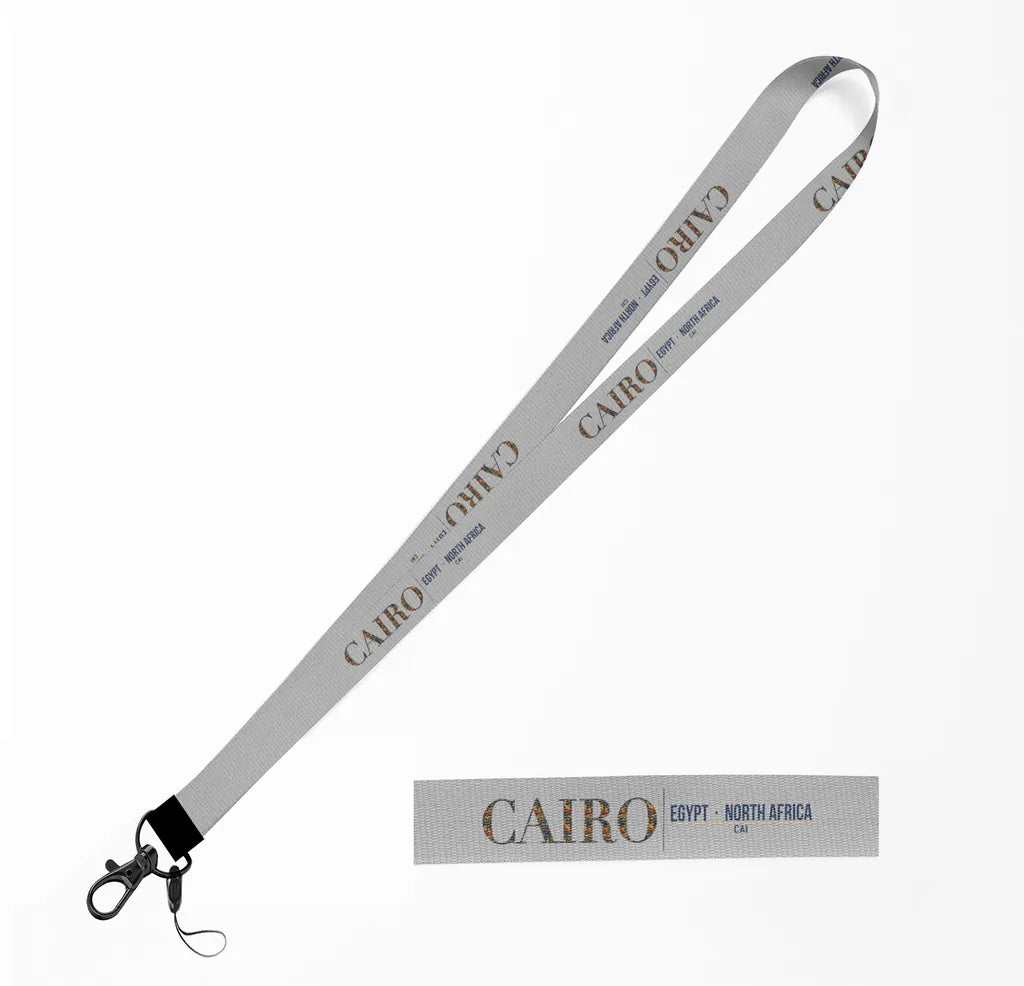 Cairo City Series lanyard - light gray