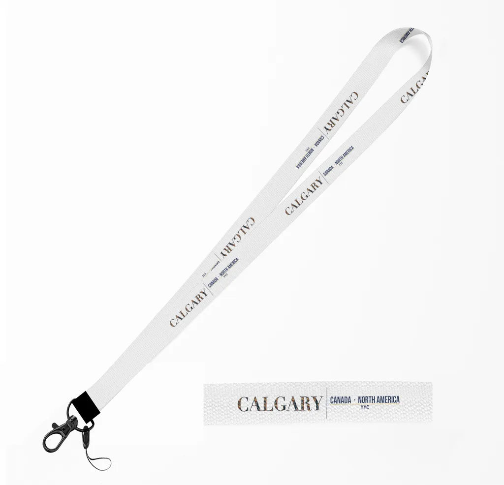 Calgary City Series lanyard - white