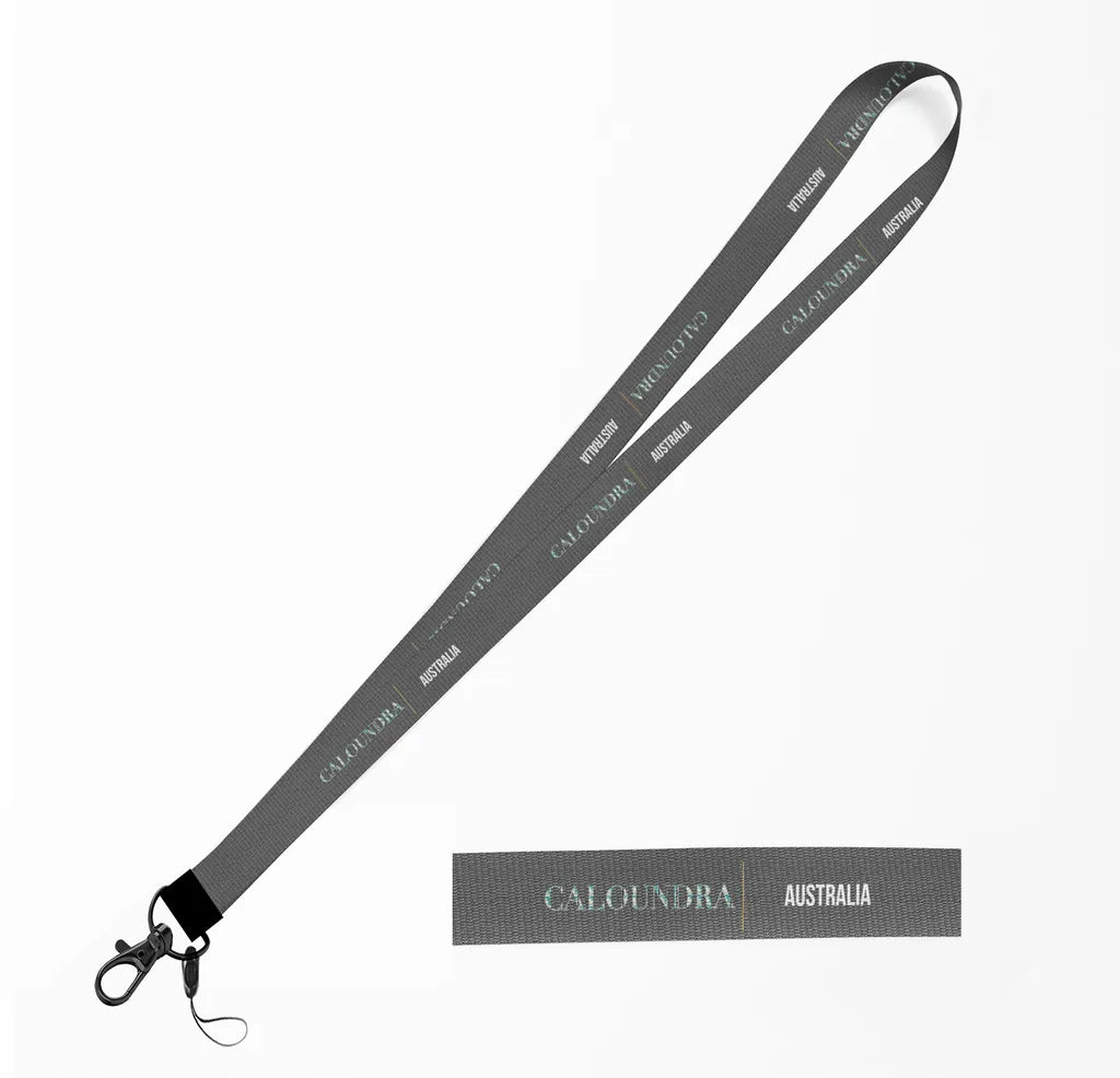 Caloundra City Series lanyard - gray