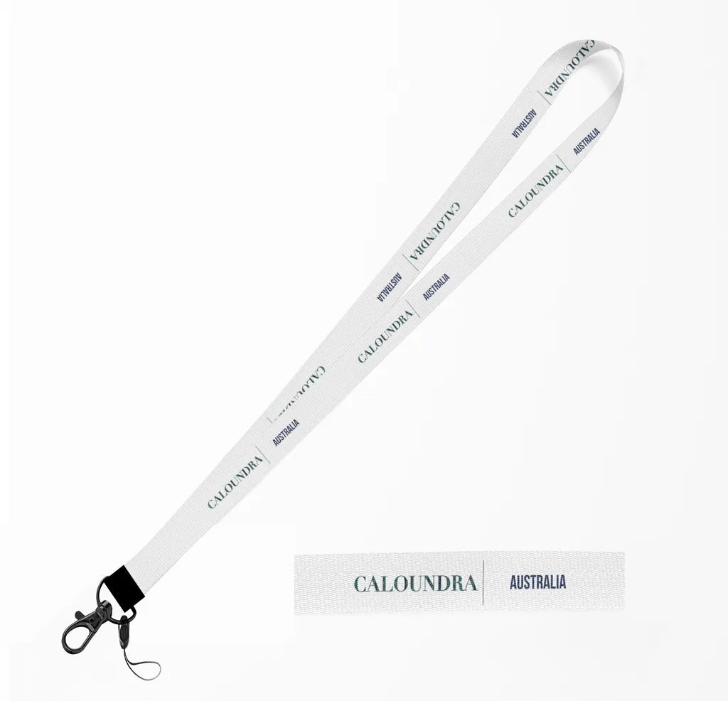 Caloundra City Series lanyard - white