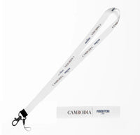 Thumbnail for Cambodia Country Series lanyard - white