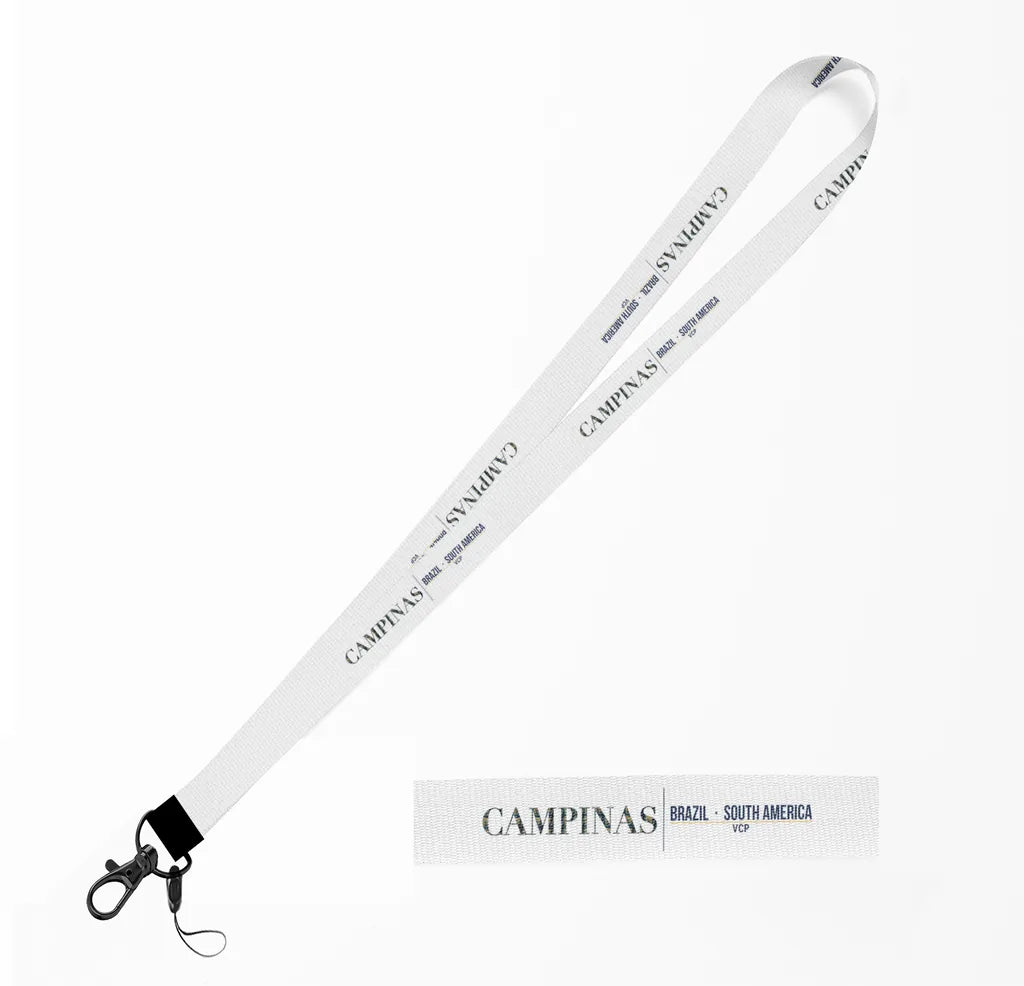 Campinas City Series lanyard - white