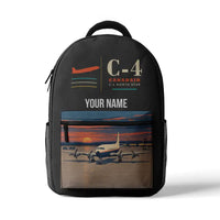 Thumbnail for Canadair C-4 Argonaut North Star - 3D Backpack - Gray + Name