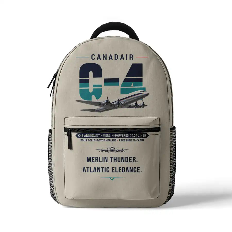 Canadair C-4 Argonaut North Star - 3D Backpack - Original - Beige