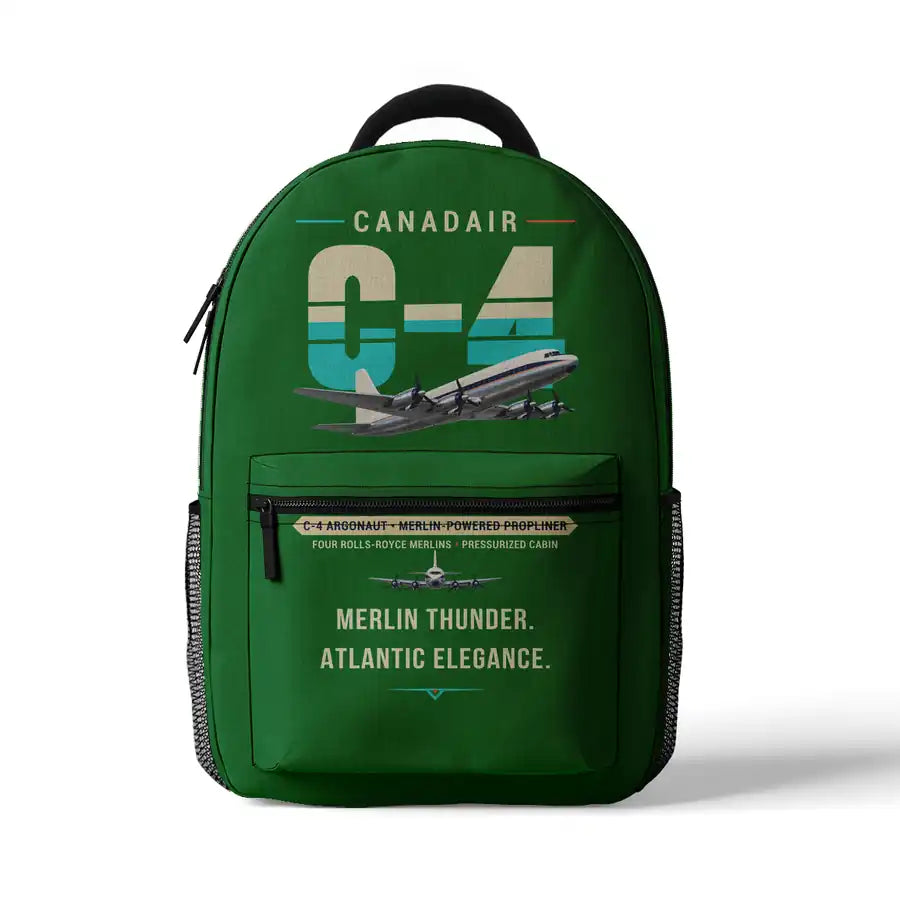 Canadair C-4 Argonaut North Star - 3D Backpack - Original - Green