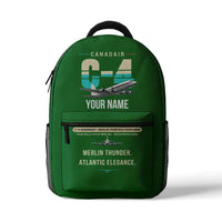 Thumbnail for Canadair C-4 Argonaut North Star - 3D Backpack - Original + Name - Green