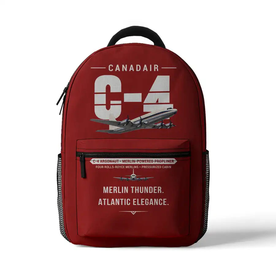 Canadair C-4 Argonaut North Star - 3D Backpack - Original - Red