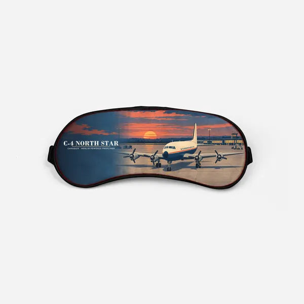 Canadair C-4 Argonaut North Star - 3D - Sleep Mask - Full Print