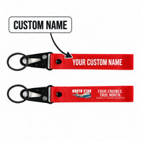 Thumbnail for Canadair C-4 Argonaut North Star Hawk-Shaped Key Chains - Red - Cartoon - Personalized