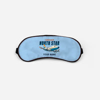 Thumbnail for Canadair C-4 Argonaut North Star - Cartoon + Name - Sleep Mask - Light Blue