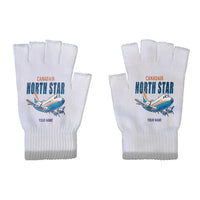 Thumbnail for Canadair C-4 Argonaut North Star - Gloves - Cut - Cartoon + Name - Light Gray