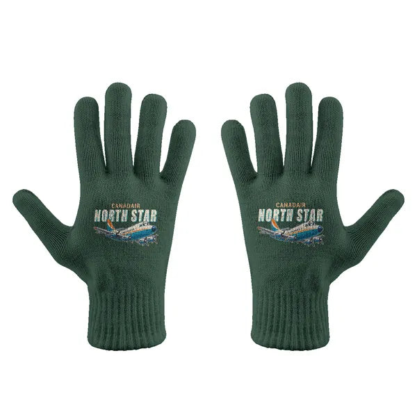 Canadair C-4 Argonaut North Star - Gloves - Full - Cartoon - Dark Green