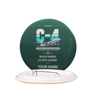 Thumbnail for Canadair C-4 Argonaut North Star - Original + Name - Pin - Dark Green