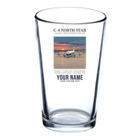 Thumbnail for Canadair C-4 Argonaut North Star - Poster + Name - Beer & Water Glass