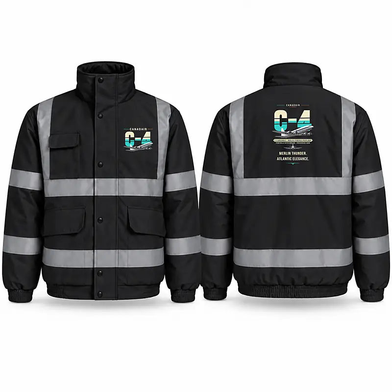 Canadair C-4 Argonaut North Star Reflective Winter Jackets - Original - Black