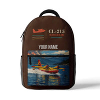 Thumbnail for Canadair CL-215 - 3D Backpack - Brown + Name