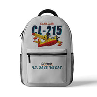 Thumbnail for Canadair CL-215 - 3D Backpack - Cartoon - White