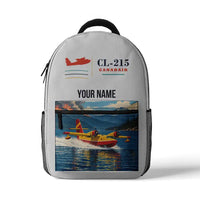 Thumbnail for Canadair CL-215 - 3D Backpack - White + Name
