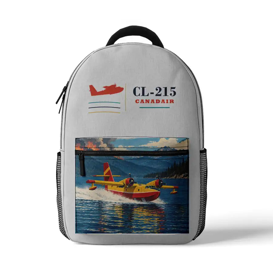 Canadair CL-215 - 3D Backpack - White