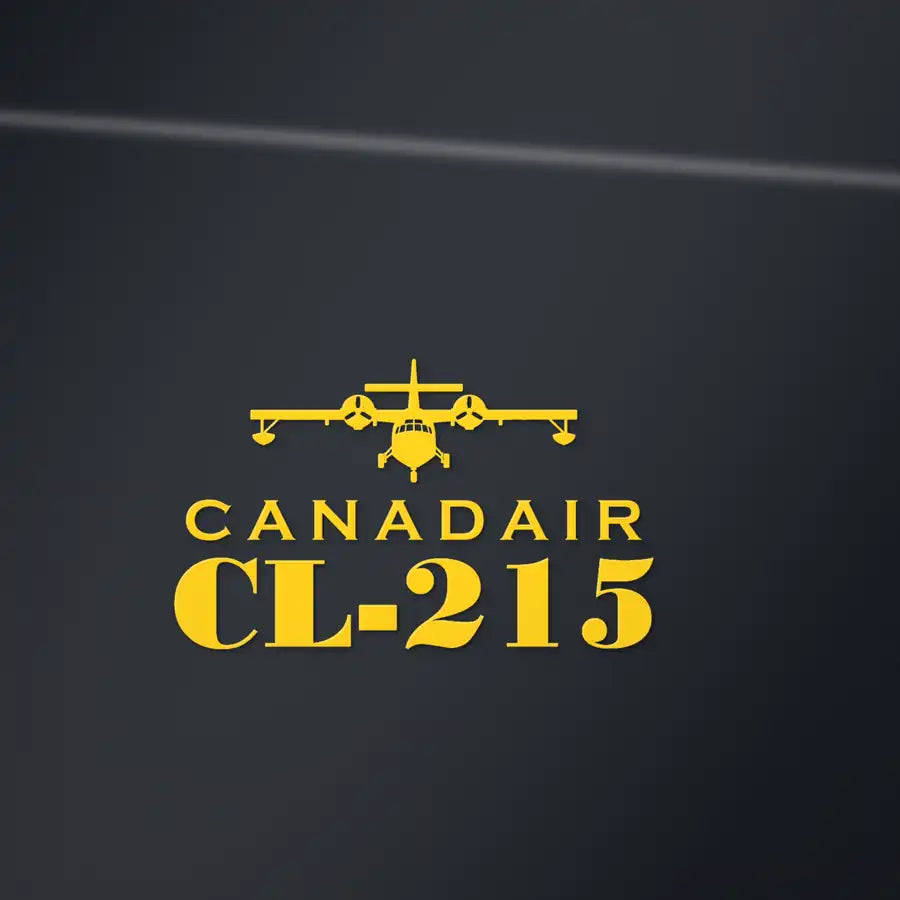 Canadair CL-215 - Heritage Die-Cut - Yellow - Die-Cut - Close-up