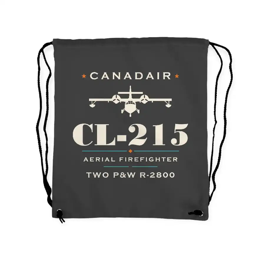 Canadair CL-215 - Drawstring Bag - Heritage - Gray