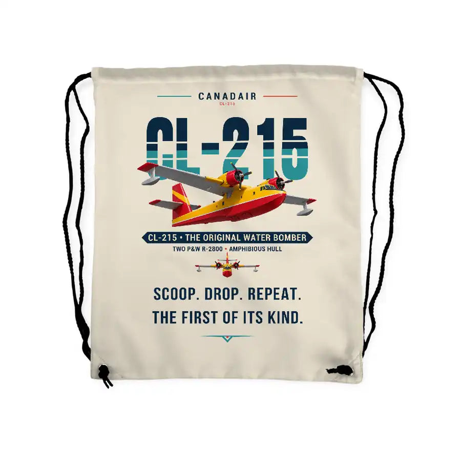 Canadair CL-215 - Drawstring Bag - Original - Beige