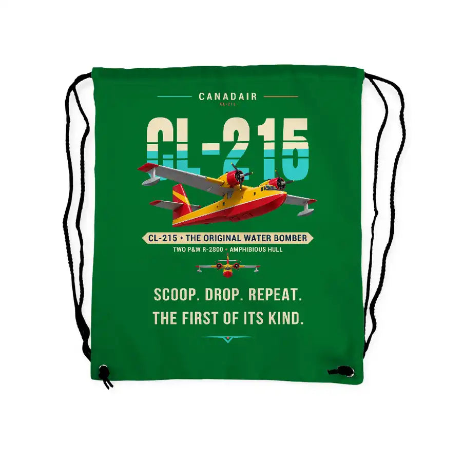 Canadair CL-215 - Drawstring Bag - Original - Green