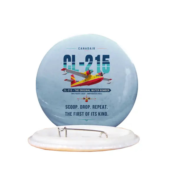 Canadair CL-215 - Original - Pin - Light Blue