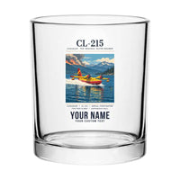 Thumbnail for Canadair CL-215 - Poster + Name - Special Whiskey Glass