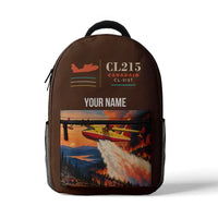 Thumbnail for Canadair CL-215T - 3D Backpack - Brown + Name