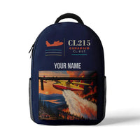 Thumbnail for Canadair CL-215T - 3D Backpack - Dark Blue + Name