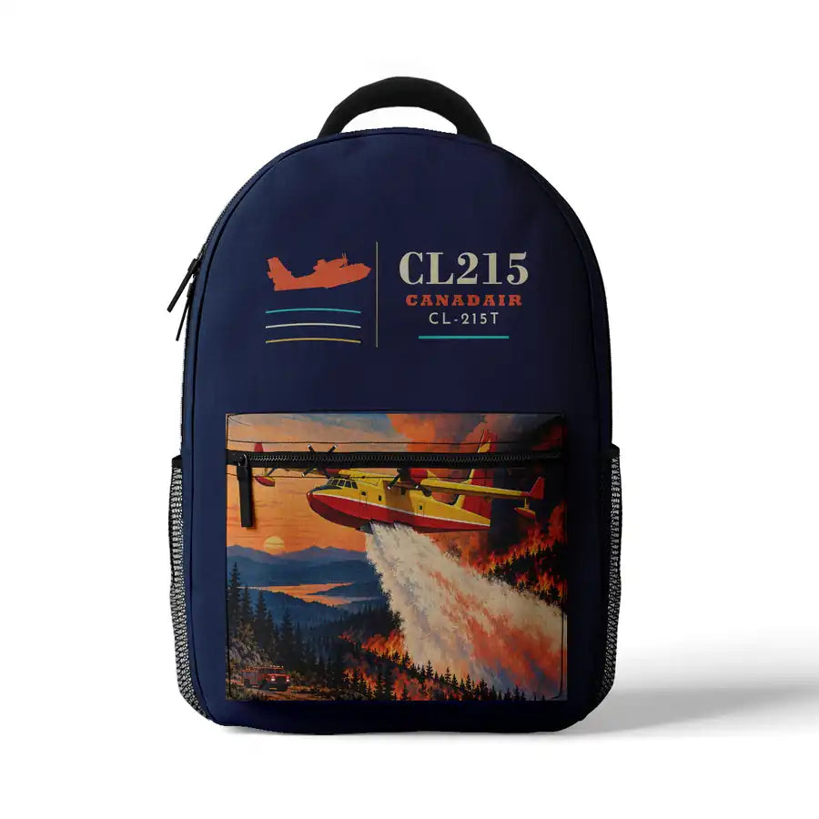 Canadair CL-215T - 3D Backpack - Dark Blue