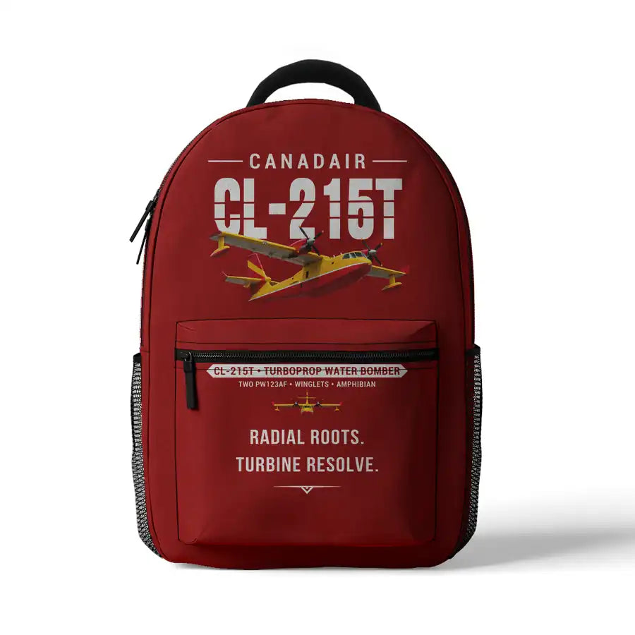 Canadair CL-215T - 3D Backpack - Original - Red