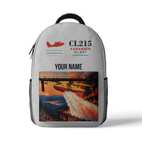 Thumbnail for Canadair CL-215T - 3D Backpack - White + Name
