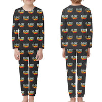Thumbnail for Canadair CL-215T - Children Pajamas - Cartoon Pattern - Black