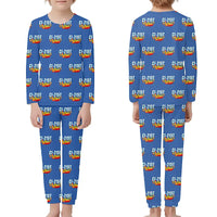 Thumbnail for Canadair CL-215T - Children Pajamas - Cartoon Pattern - Blue