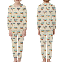 Thumbnail for Canadair CL-215T - Children Pajamas - Original Pattern - Beige