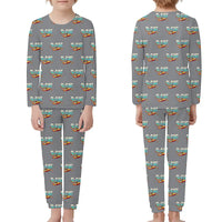 Thumbnail for Canadair CL-215T - Children Pajamas - Original Pattern - Gray