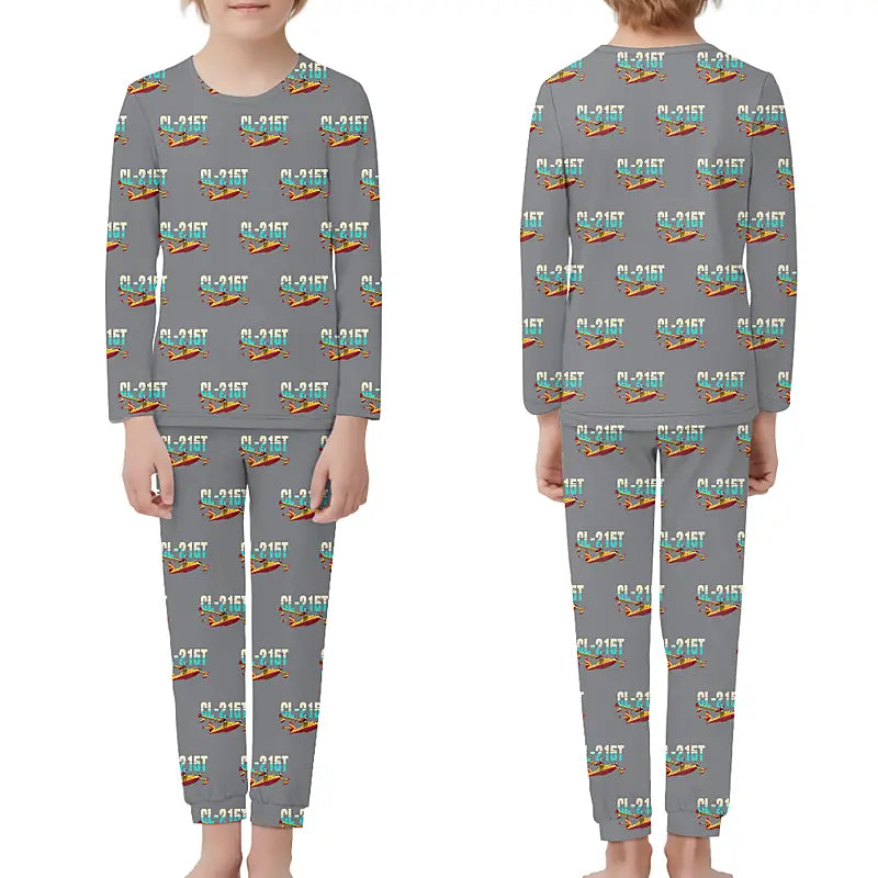 Canadair CL-215T - Children Pajamas - Original Pattern - Gray