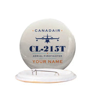 Thumbnail for Canadair CL-215T - Heritage + Name - Pin - Beige