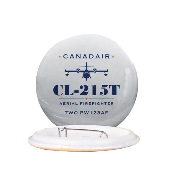 Canadair CL-215T - Heritage - Pin - Light Gray