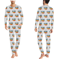 Thumbnail for Canadair CL-215T - Men Pajamas - Cartoon Pattern - Light Gray
