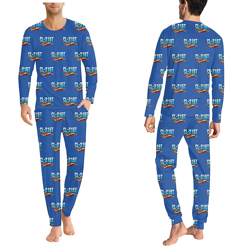 Canadair CL-215T - Men Pajamas - Original Pattern - Blue