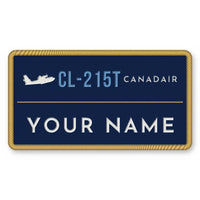Thumbnail for Canadair CL-215T Patches - Rectangle + Name - Navy Sky