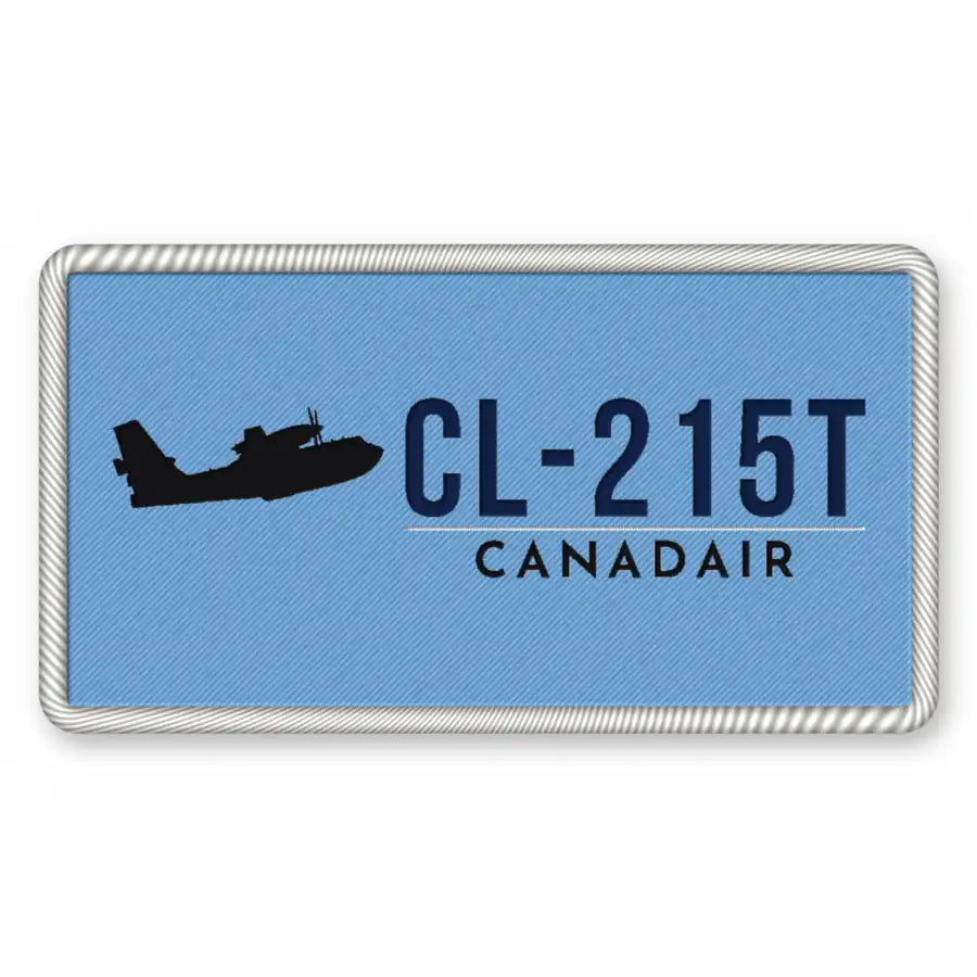 Canadair CL-215T Patches - Rectangle - Sky Navy